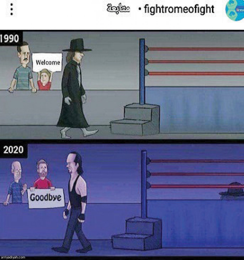 18.7 مليون
يودعون أندرتيكر