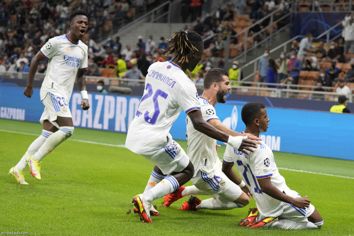 الريال يحبط إنتر