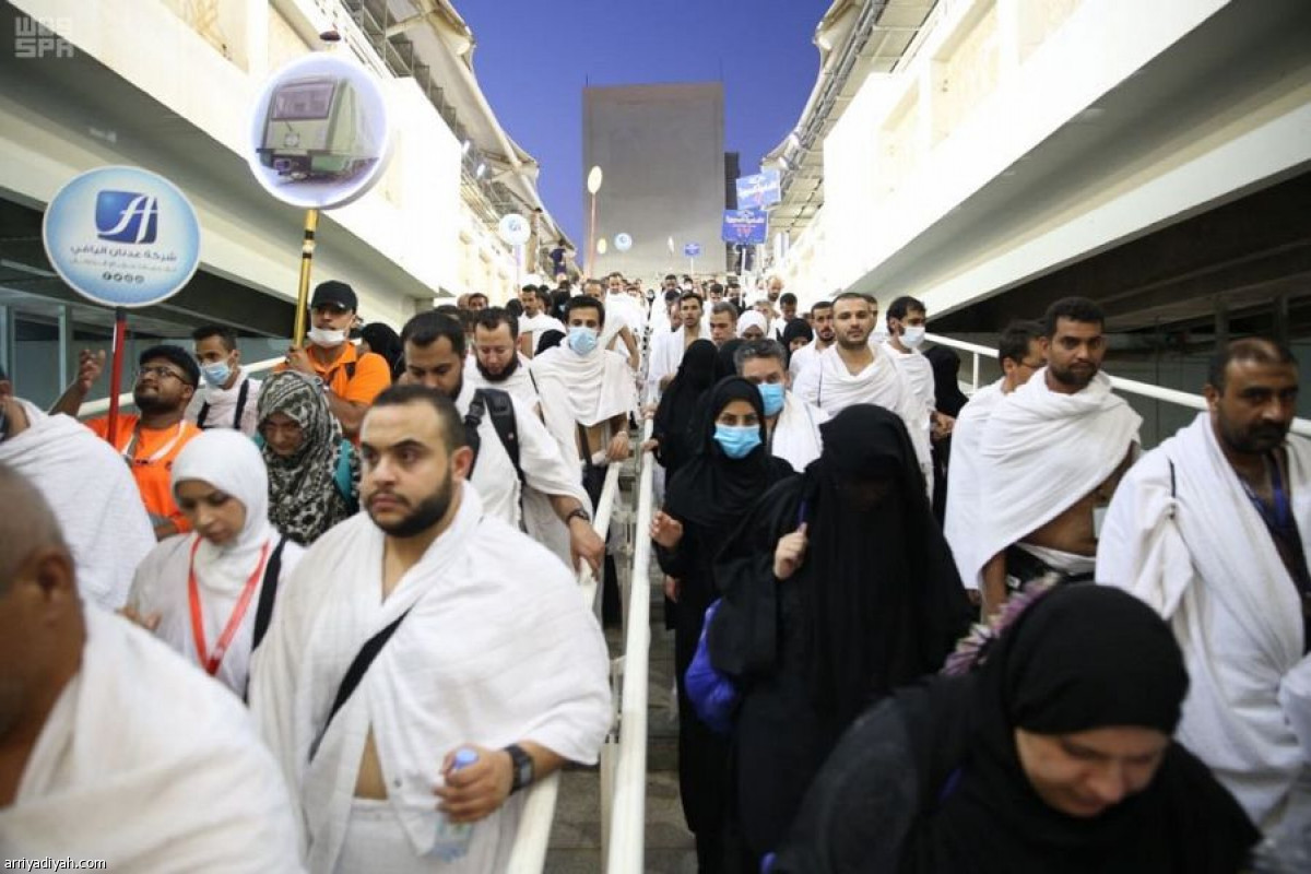 الحجاج في مزدلفة