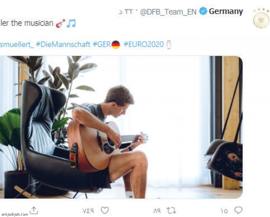 تويتر منتخبات أوروبا.. 
الطليان يتحدثون العربية