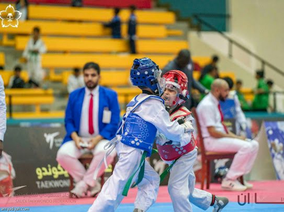 العمران يتصدر براعم التايكوندو