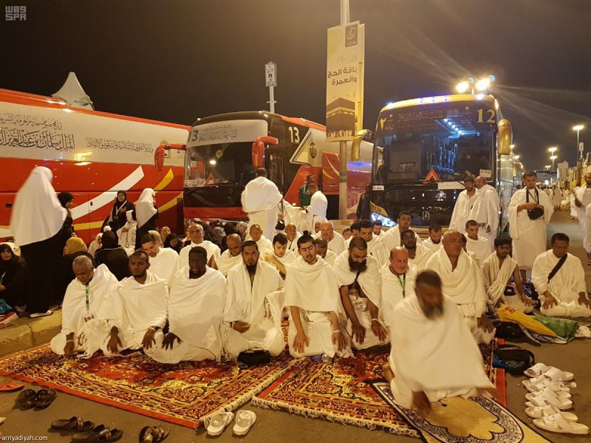 الحجاج في مزدلفة