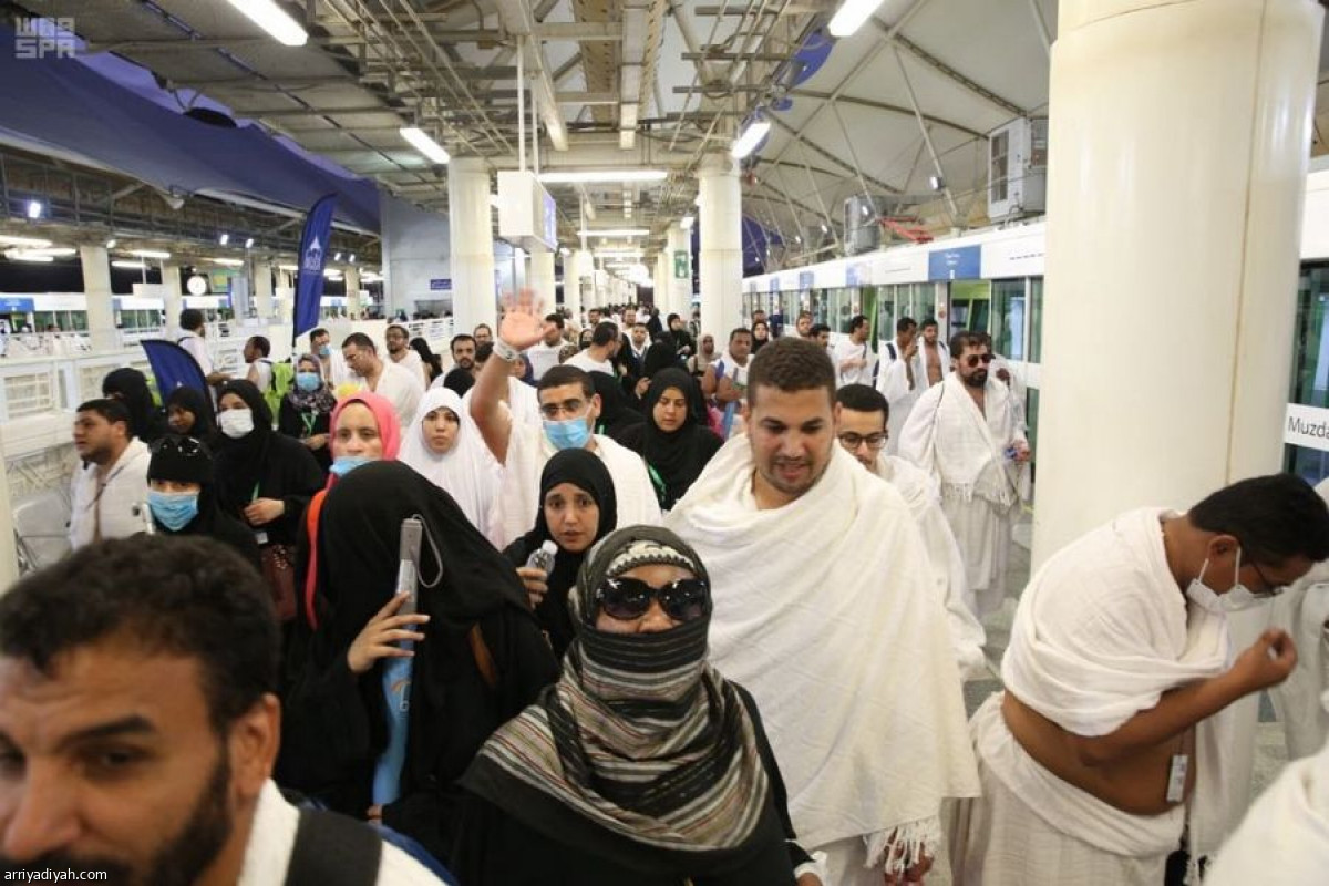 الحجاج في مزدلفة