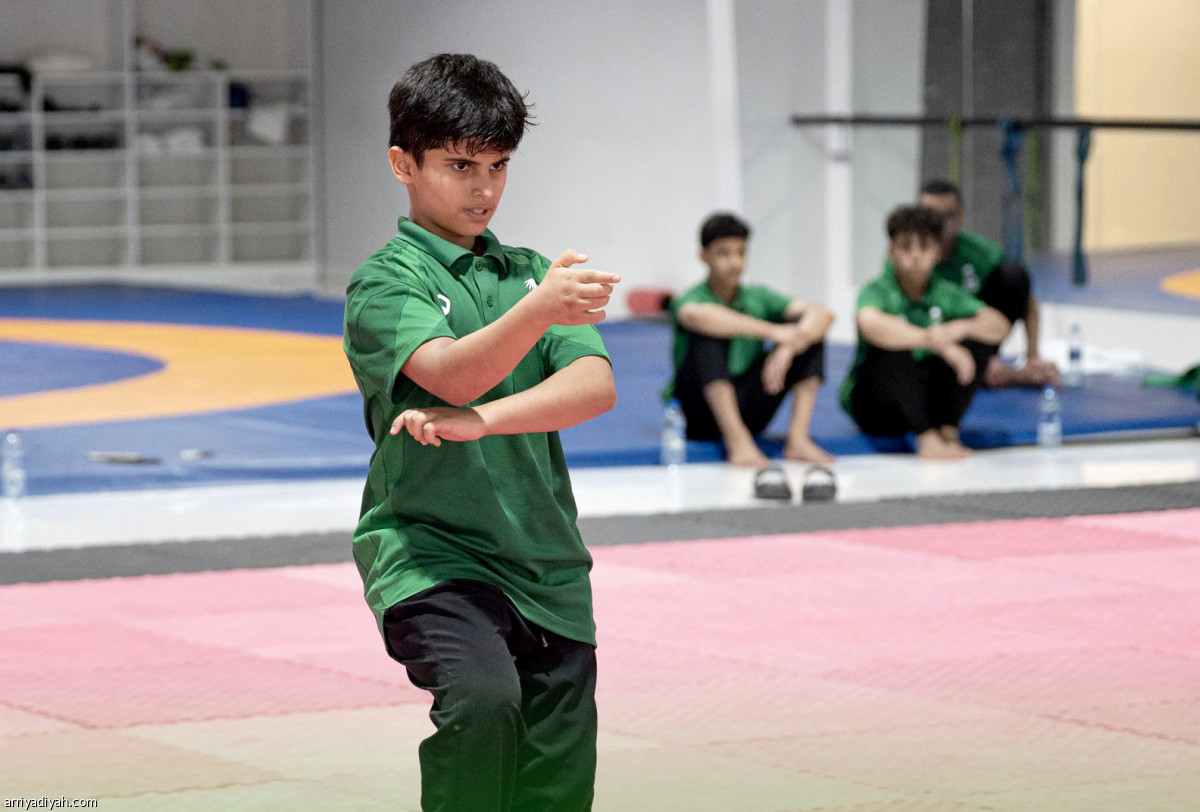 أخضر الكاراتيه يستعد